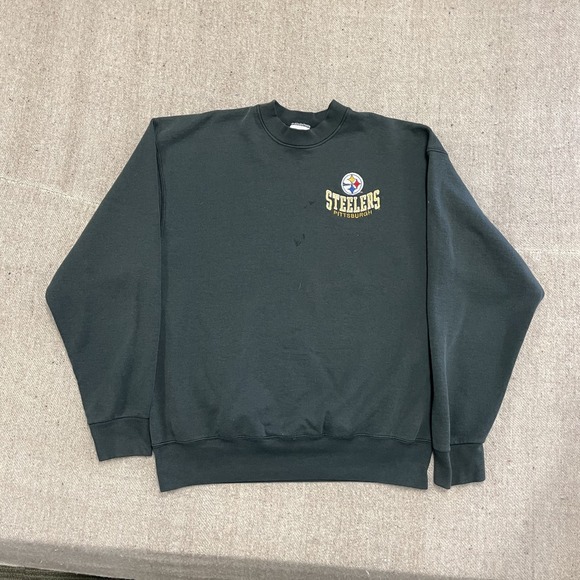 Other - vintage Pittsburgh Steelers sweatshirt mens xl‎ Black 1990s NFL